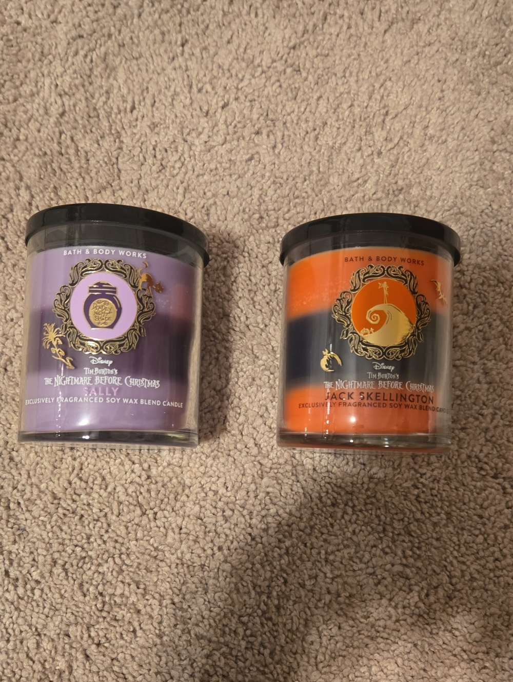 Bath & Body Works The Nightmare Before Christmas Scented Candles